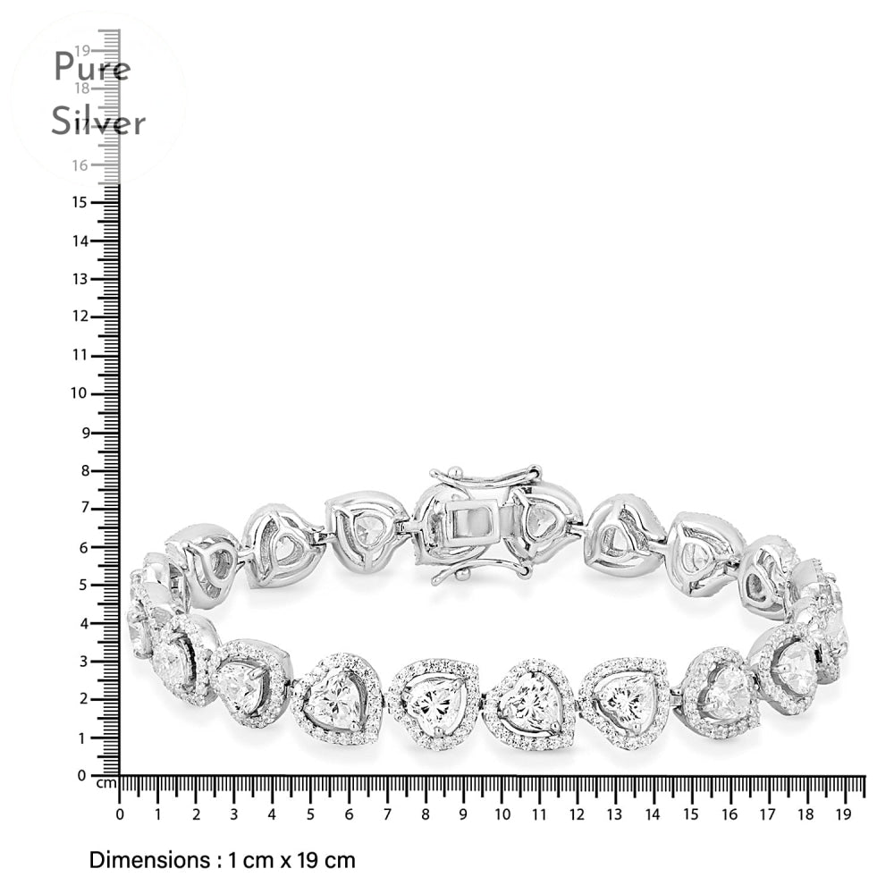 Heart Diamond Bracelet - Tresha