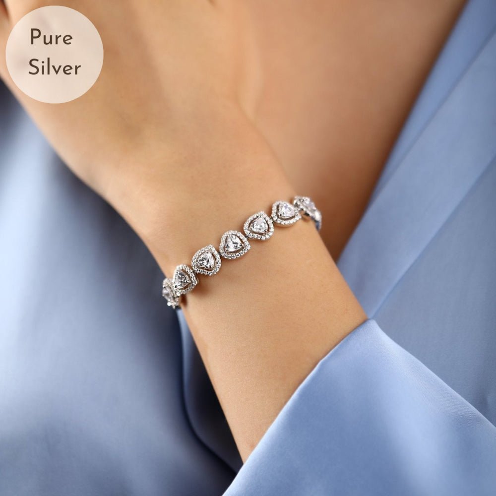 Heart Diamond Bracelet - Tresha