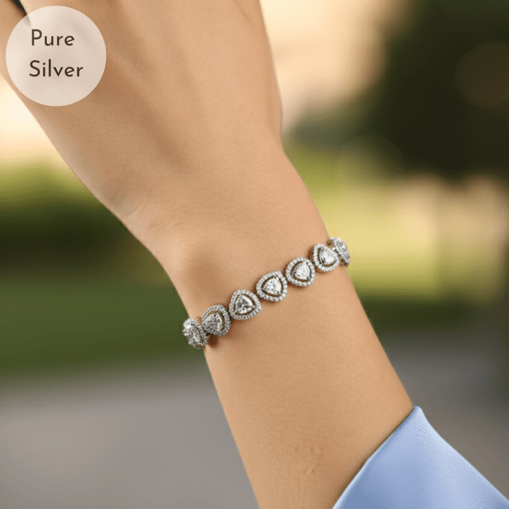 Heart Diamond Bracelet - Tresha