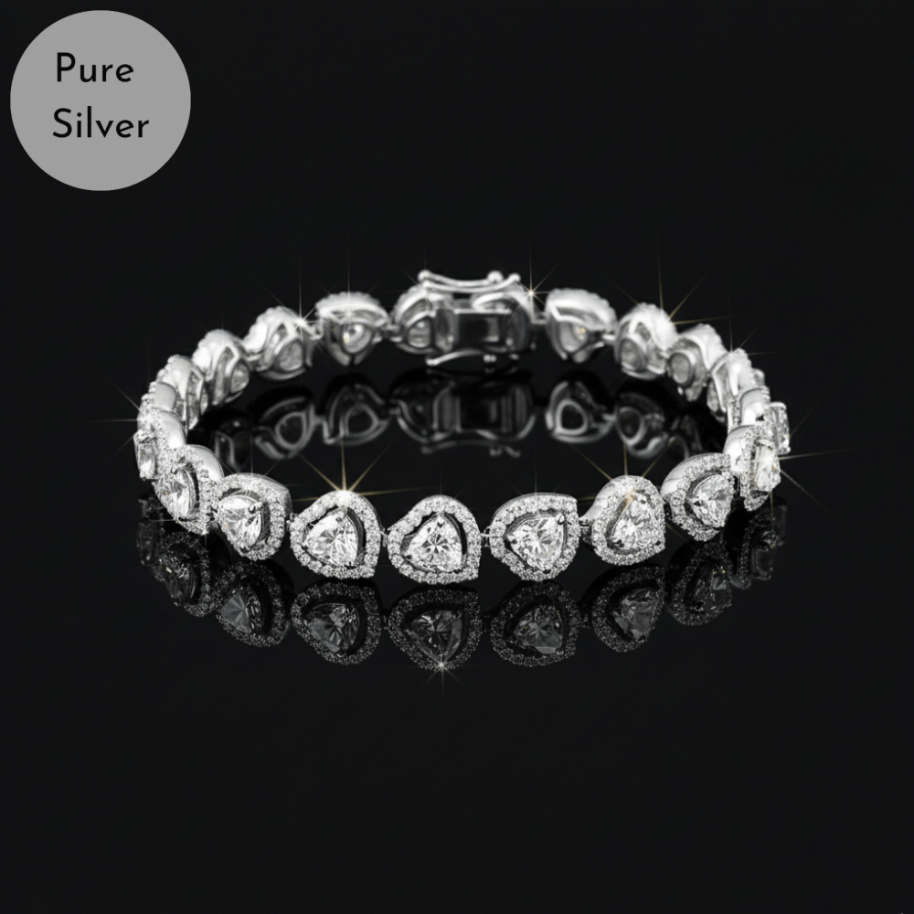 Heart Diamond Bracelet - Tresha