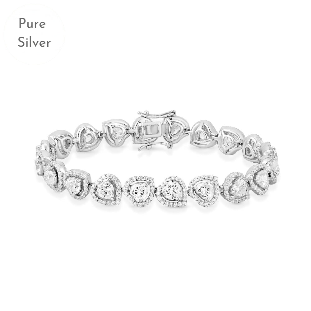 Heart Diamond Bracelet - Tresha
