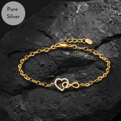 Heart & Infinity Bracelet - Tresha