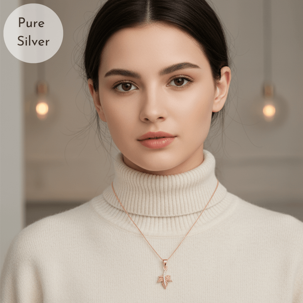 Luna Leaf Pendant - Tresha