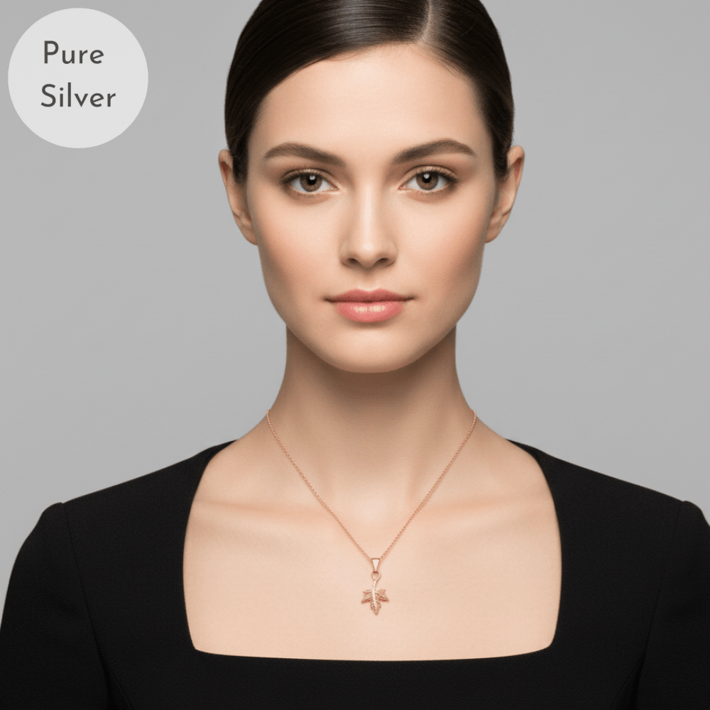 Luna Leaf Pendant - Tresha