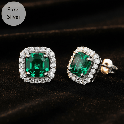 Nysa Green Zircon Stud - Tresha