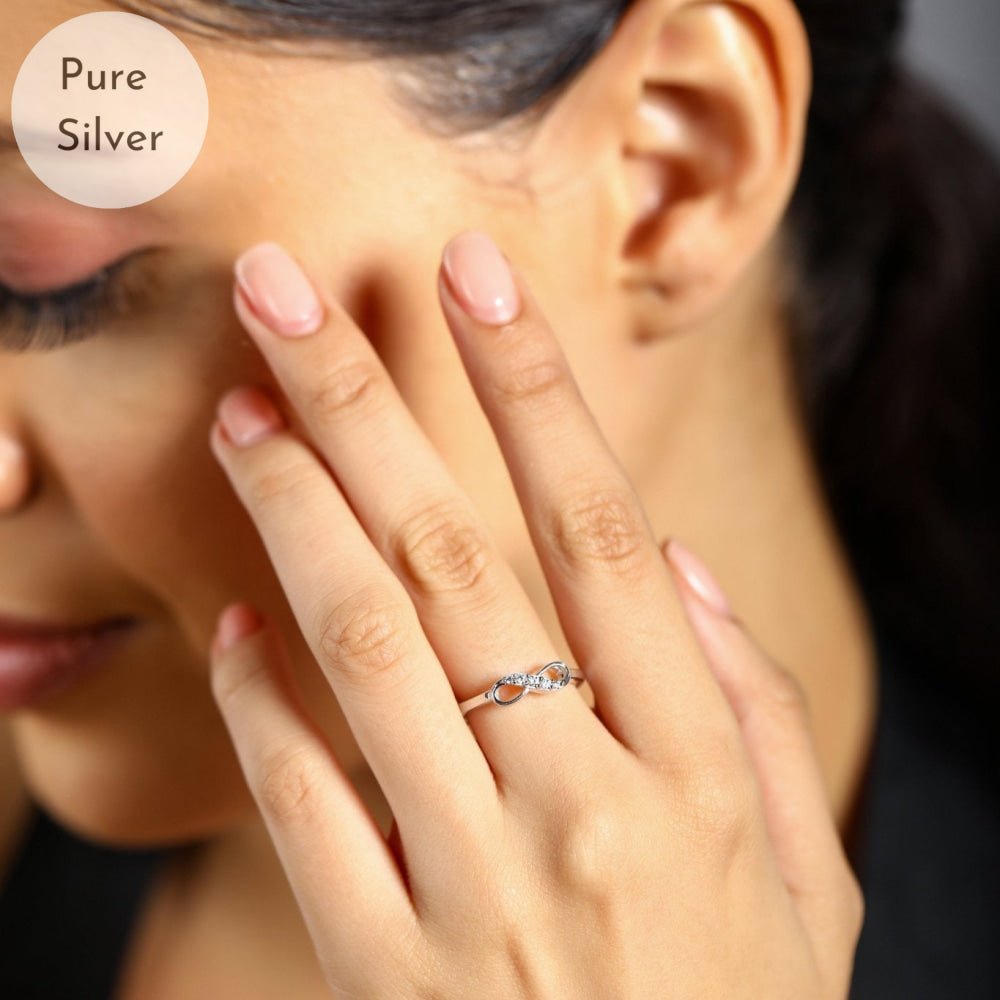 Olive Infinity Ladies Ring - Tresha