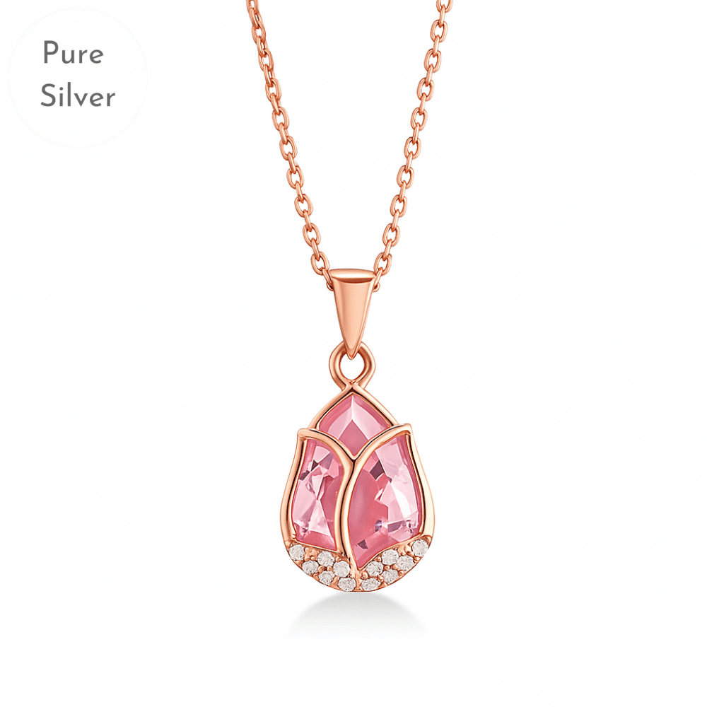 Pink Tulip Pendant - Tresha