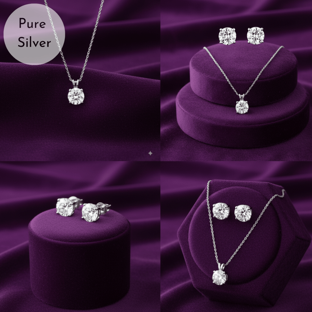 Serenity Diamond Pendant Set - Tresha