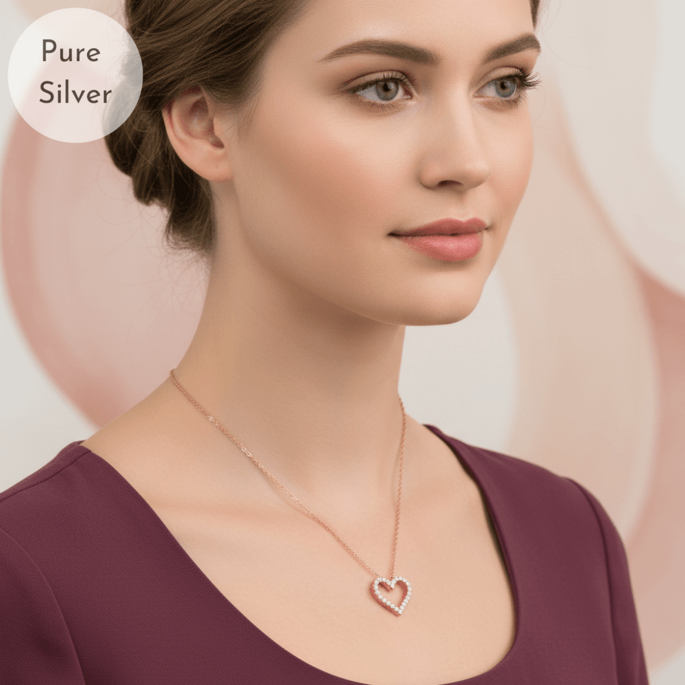 Sparkle Luv Heart Pendant - Tresha