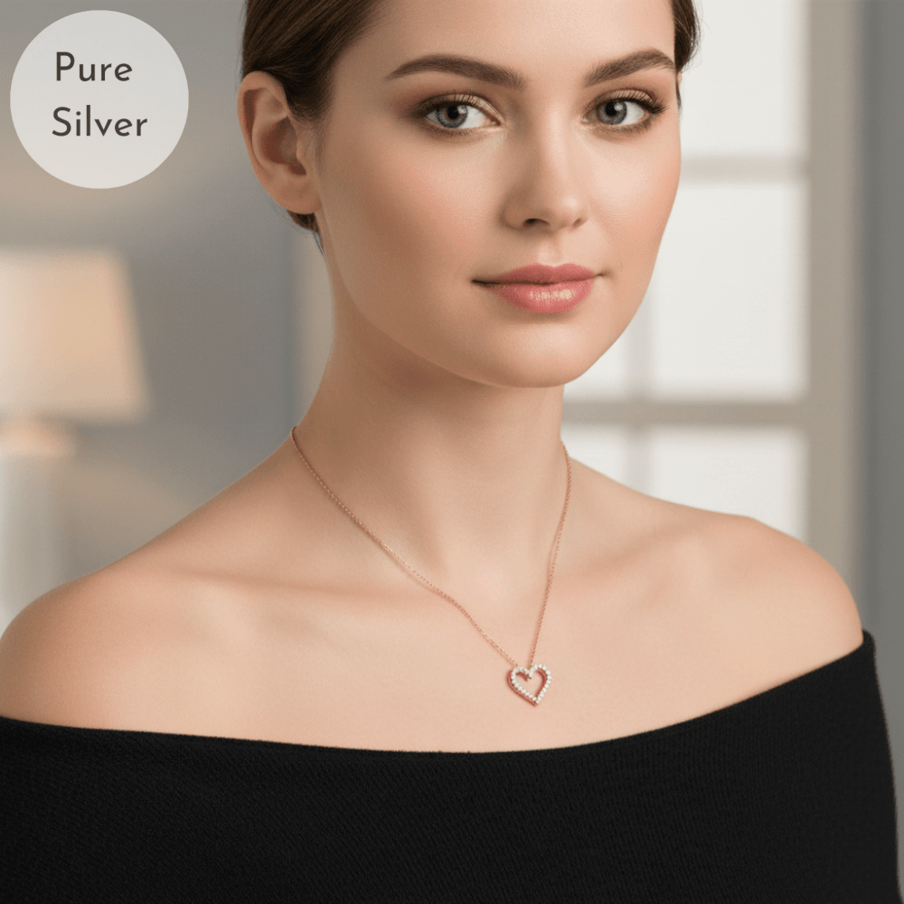 Sparkle Luv Heart Pendant - Tresha