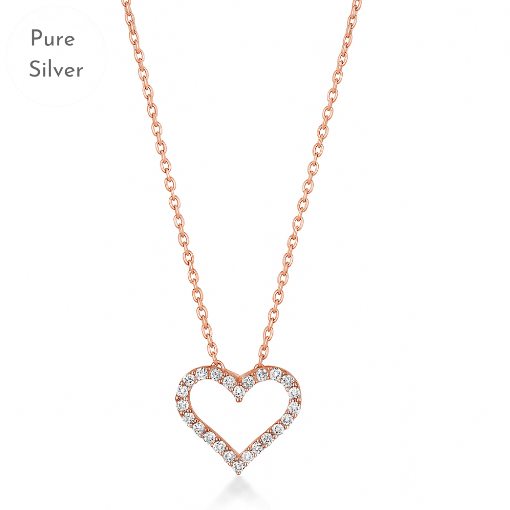 Sparkle Luv Heart Pendant - Tresha