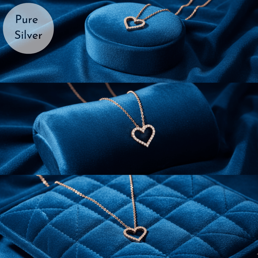 Sparkle Luv Heart Pendant - Tresha