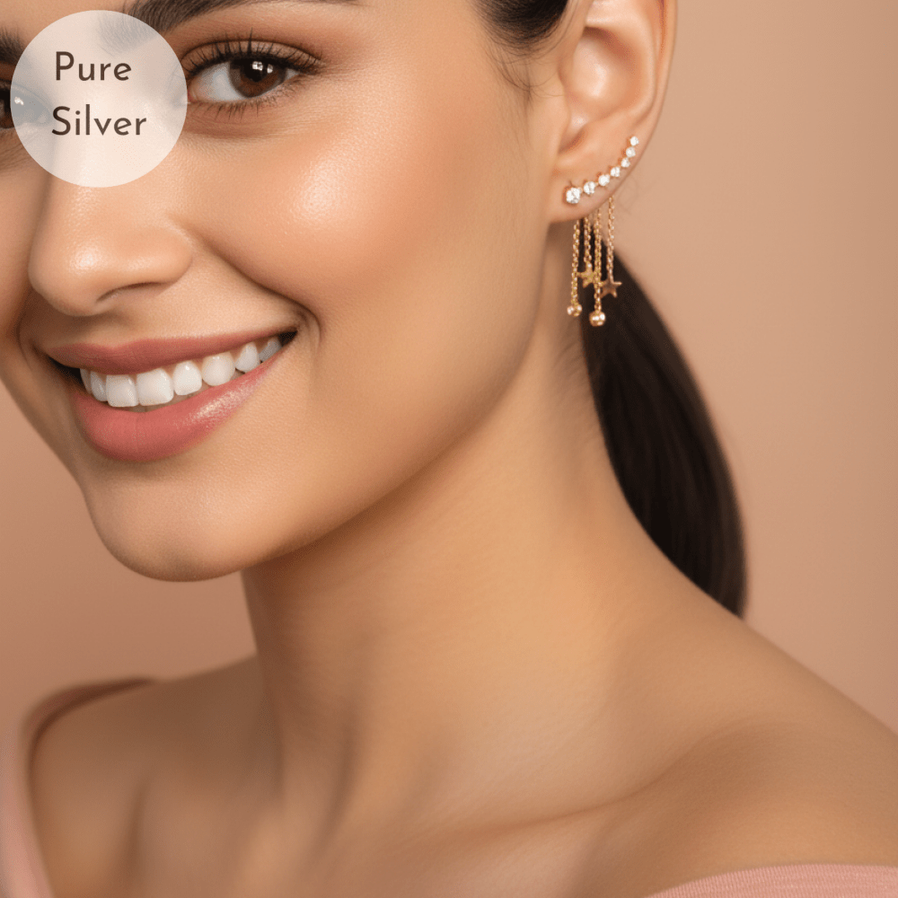 Stars Climber Earring - Tresha