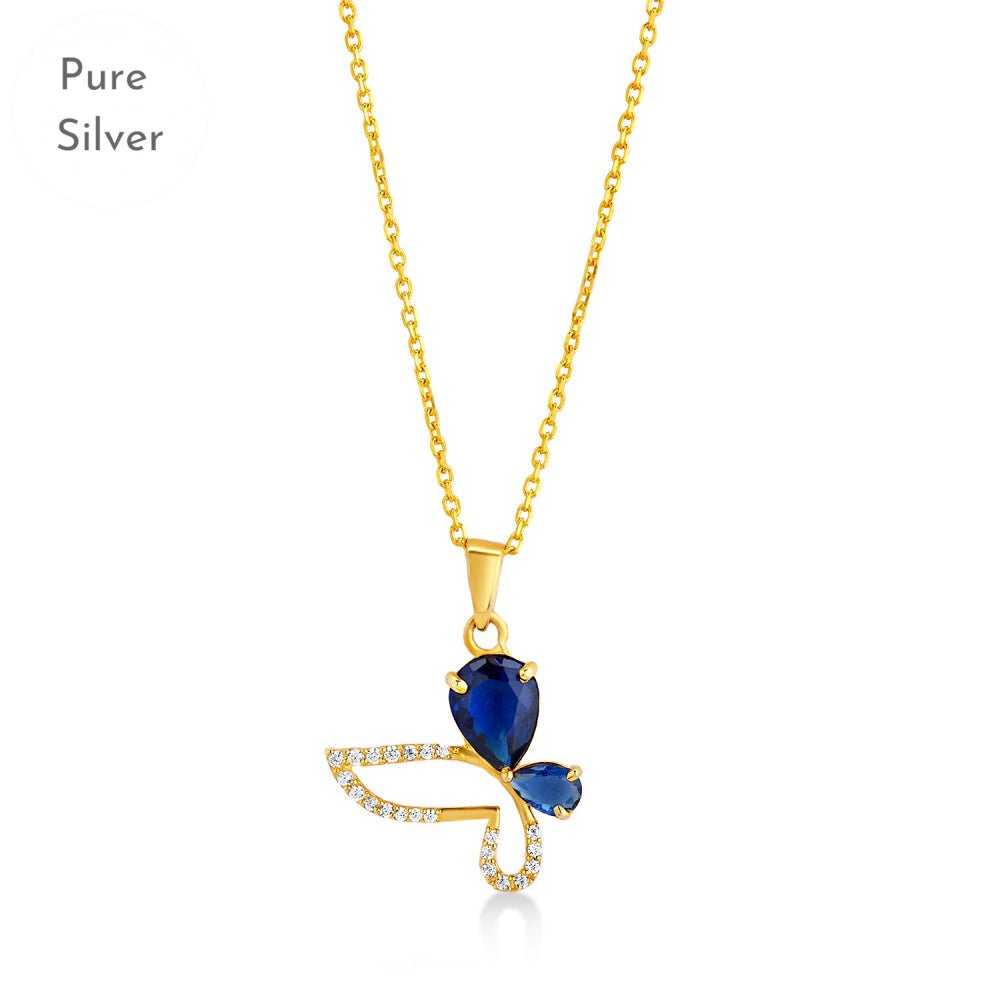Swirling Butterfly Pendant - Tresha